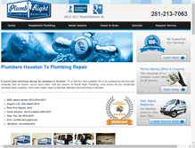 Tablet Screenshot of houstontxplumbers.net
